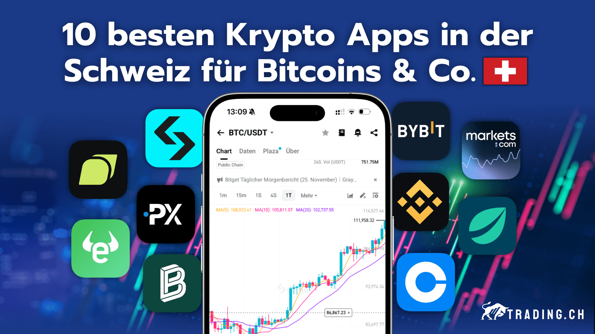 10 besten Krypto Apps in der Schweiz für Bitcoins & Co.