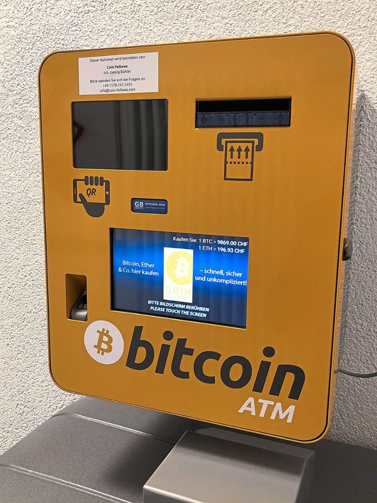 Bitcoin Automat zum Kauf & Verkauf von Coins