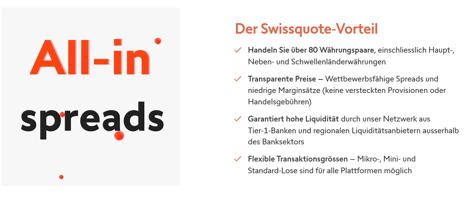 Forexhandel bei Swissquote