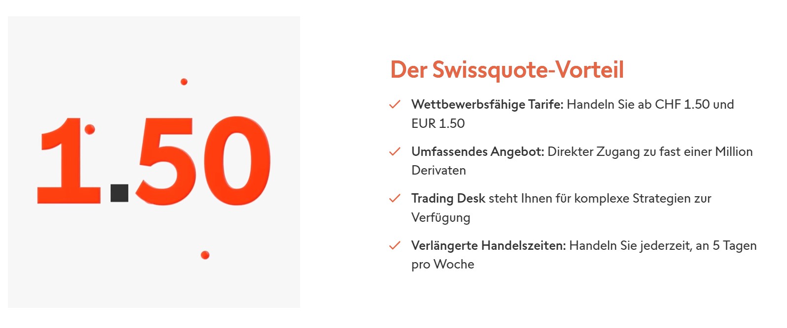 Handel mit Optionen und Futures bei Swissqutoe