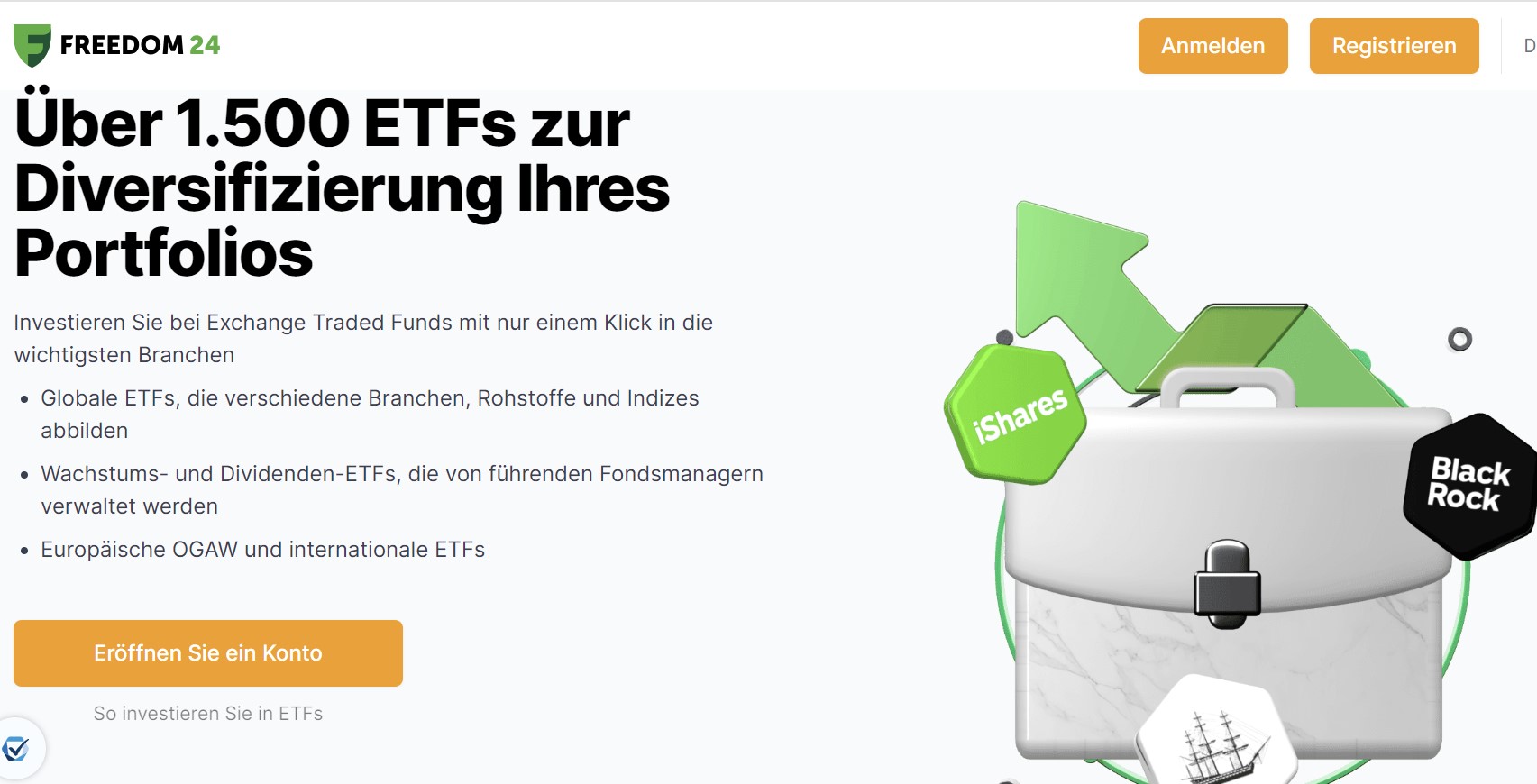 ETFs bei Freedom24