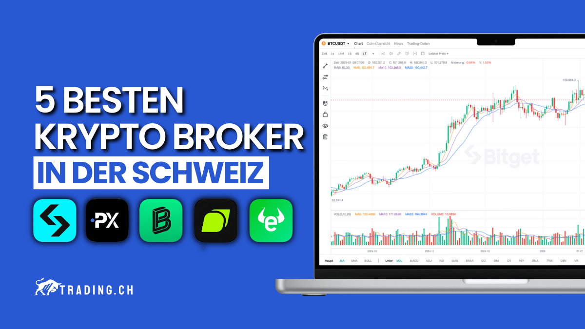 5 besten Krypto Broker in der Schweiz