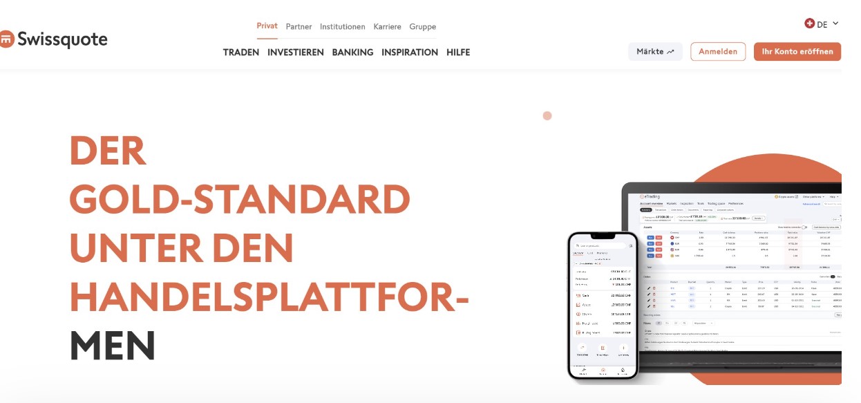 Swissquote Trading App 