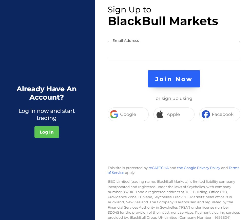 Trading Plattformen Schweiz - Kontoeröffnung bei BlackBull Markets 