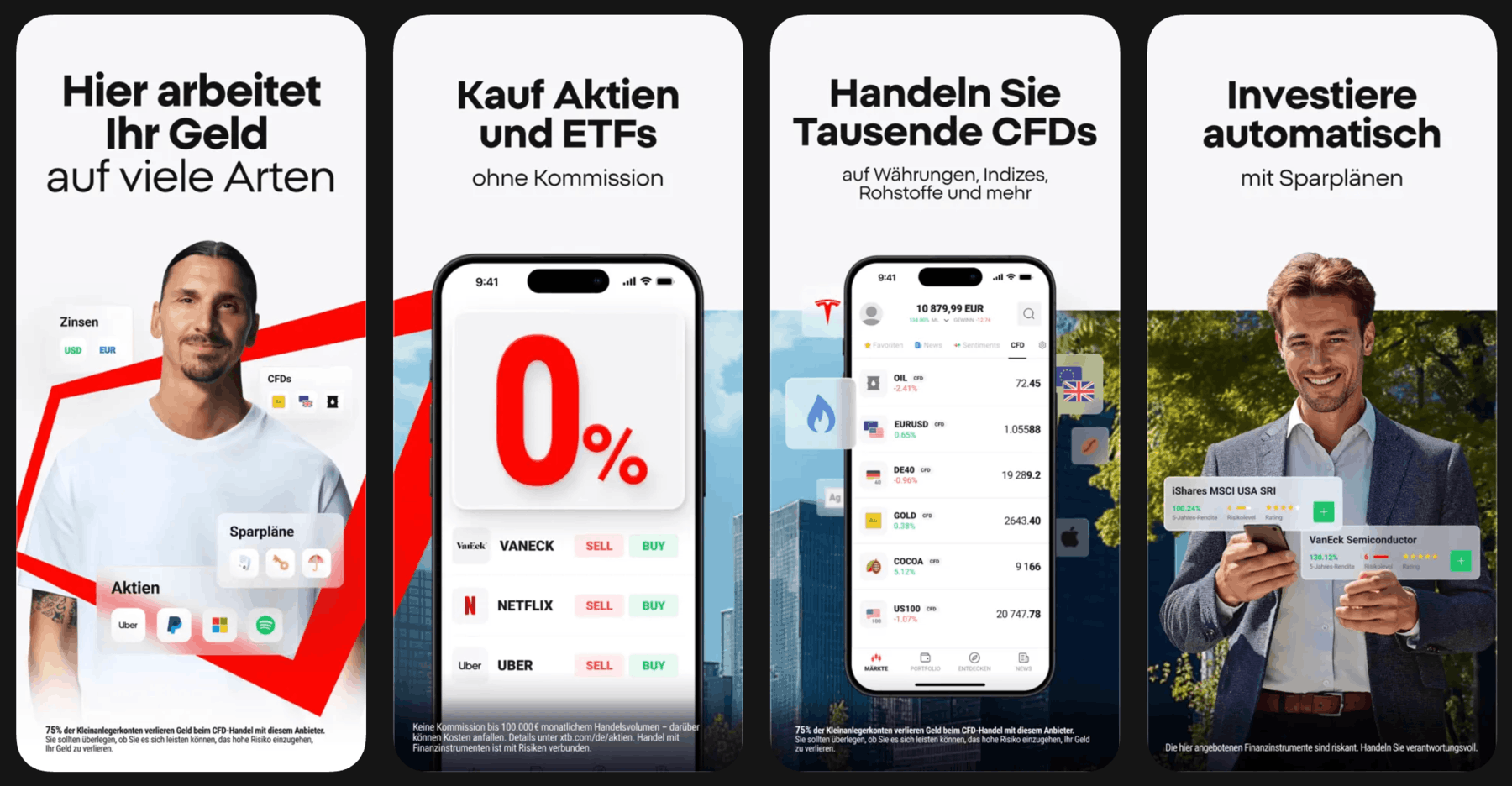 XTB App iOS für Schweizer Trader