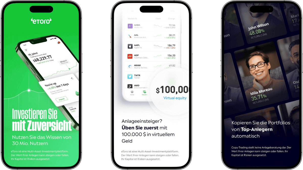 eToro Krypto App